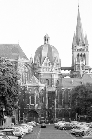 Ulrich Simons - Aachen, Katschhof 1973